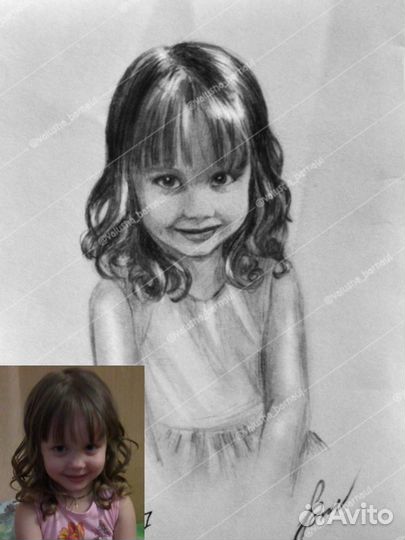 Качественный портрет карандашом