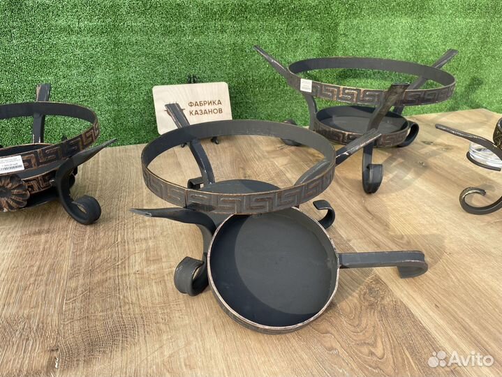 Подставки кованные под садж и казан