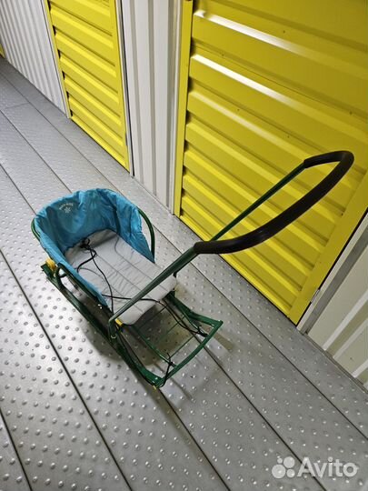 Детские санки на колесах бу