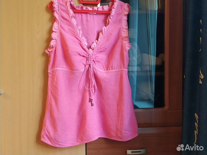 Льняная блуза Marella 42