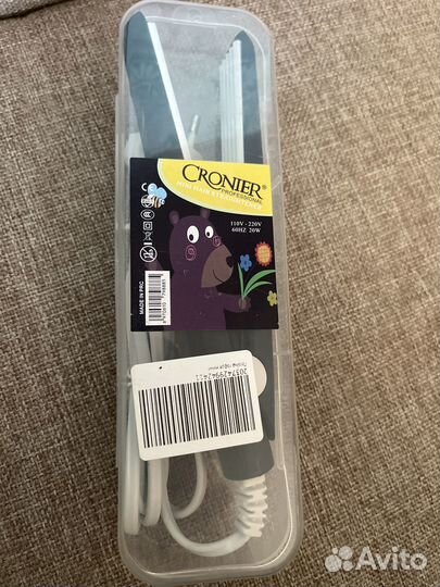 Плойка гофре мини, цвет черный