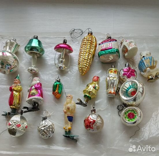 Елочные игрушки СССР