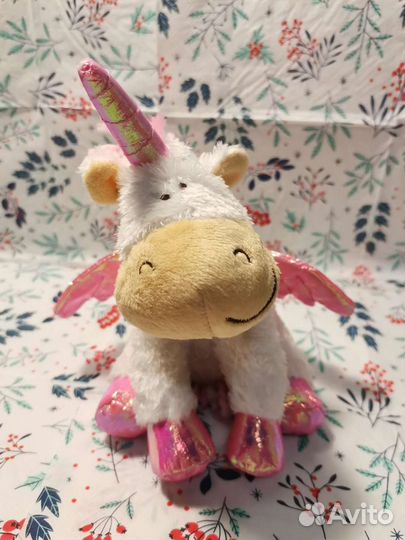 Плюшевый единорог + колечко