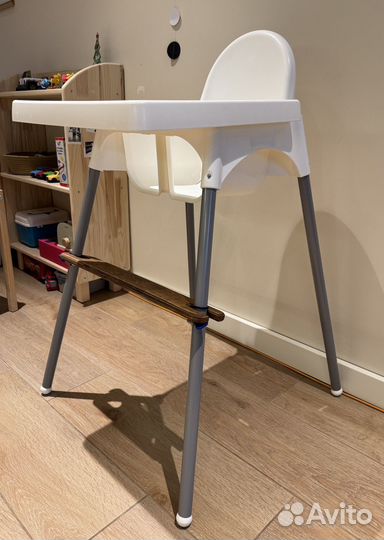Стул для кормления IKEA antilop с подножкой