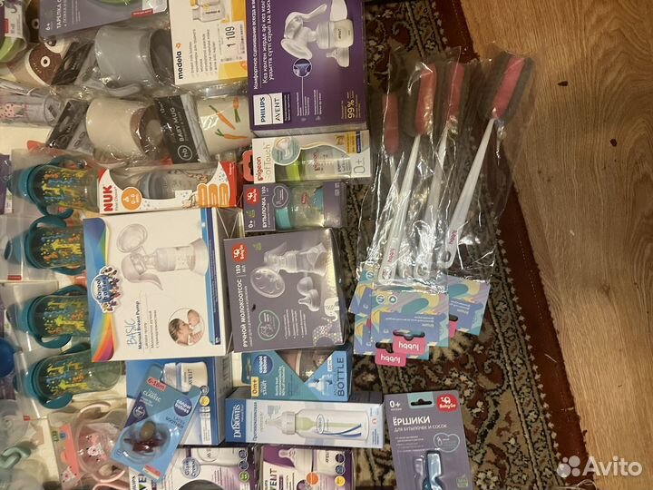 Соски, бутылочки, молокоотсосы