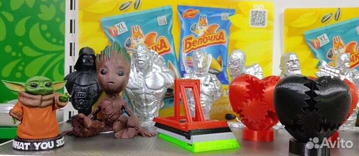 Статуэтка бюст супергерои