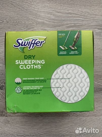 Swiffer сухие салфетки USA