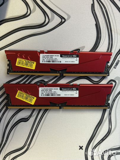 Оперативная память teamgroup ddr4 16gb 3000 16 cls