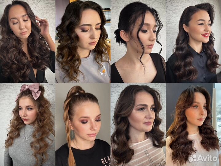 Прически, макияж, обучение, локоны, косы, укладки