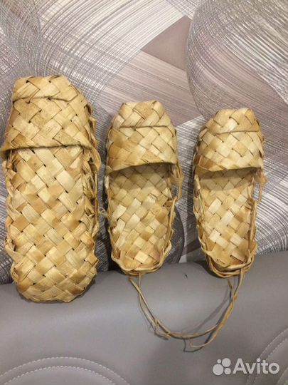 Лапти,банная мочалка