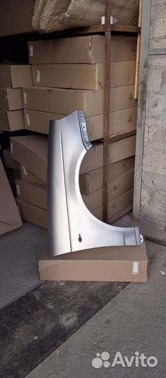 Крыло приора правое цвет серебристый снежная корол