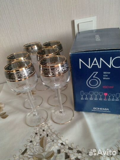 Фужеры богемия