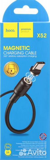 USB Кабель Type-C hoco X52 Sereno, магнитный, 2A