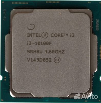 Процессор intel core i3 10100f lga1200