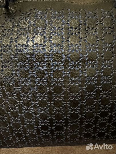 Сумка coccinelle черно-синяя