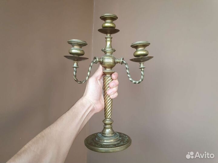 Подсвечник бронза 5кг