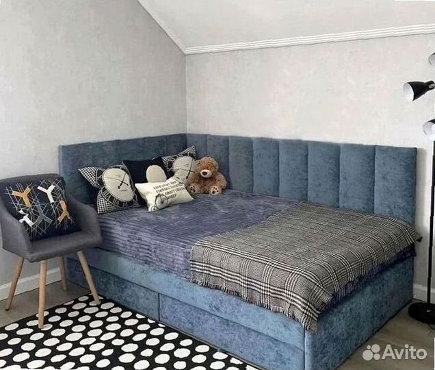 Кровать детская мягкая