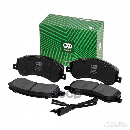 Колодки торм. диск. пер. усиленные с датч. изно