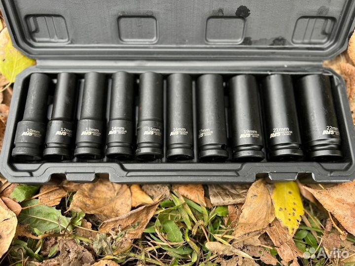 Набор головок ударных 10-22мм
