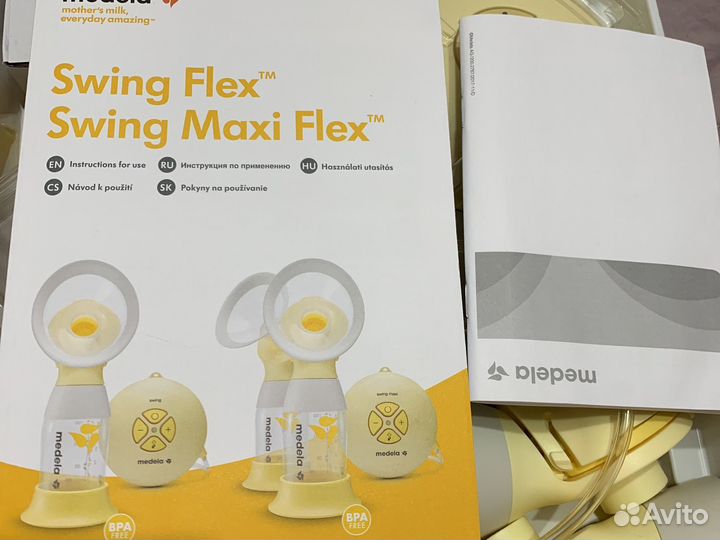 Молокоотсос medela swing maxi flex