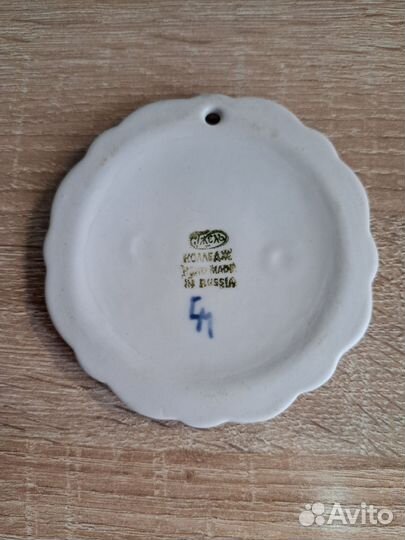 Тарелочка декоративная Гжель