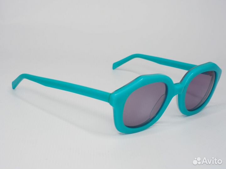 Солнцезащитные очки Alain Mikli голубые винтаж 80е