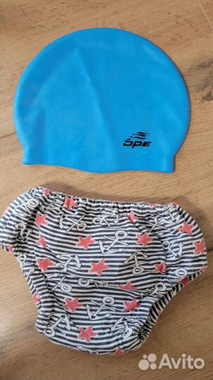 Трусики и шапочка для бассейна