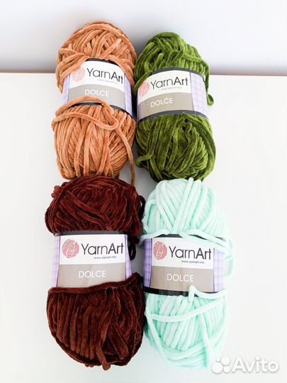 Плюшевая пряжа Dolce. Новая