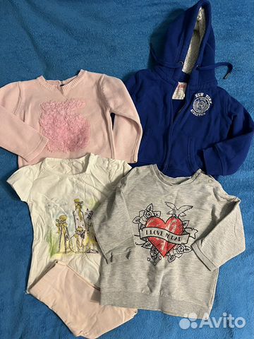 Вещи пакетом 10 шт на девочку 80-86