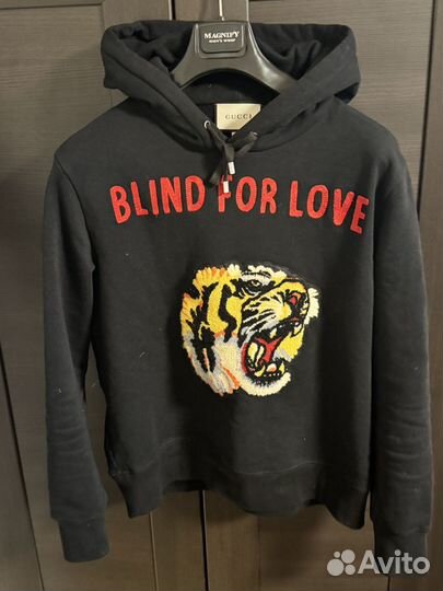 Худи gucci blind for love