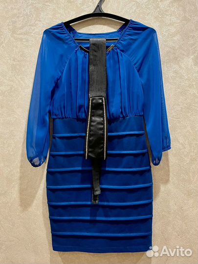 Платье вечернее синее F&K (42S)