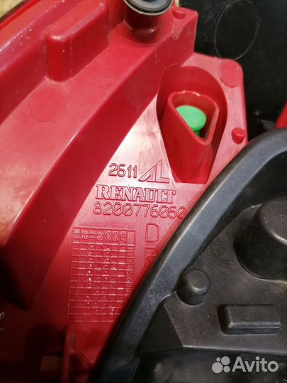 Фонарь правый Renault Clio 3 хетчбек рест