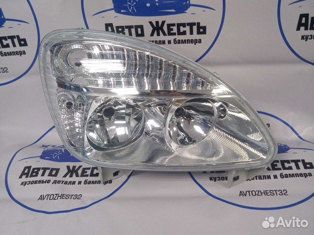 Фара Газель 3302,2217,33104 н/о, пластик, Хром