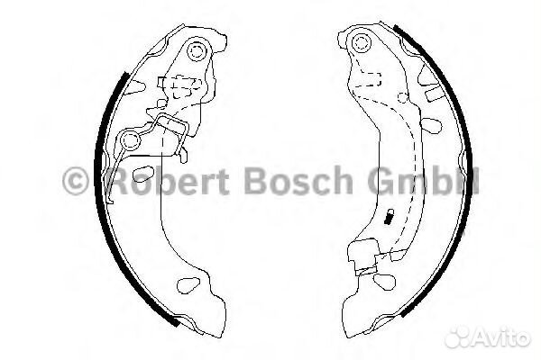 0986487669 Барабанные колодки