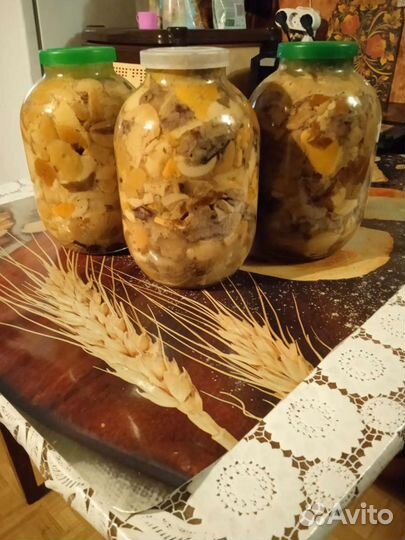 Грибы сухие, солёные, свежие