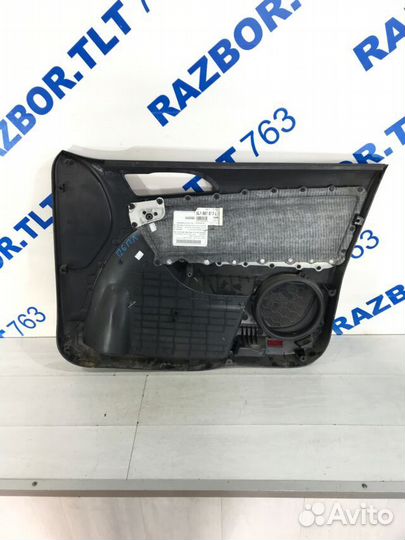 Обшивка двери передняя левая skoda yeti 1 рест 1.6