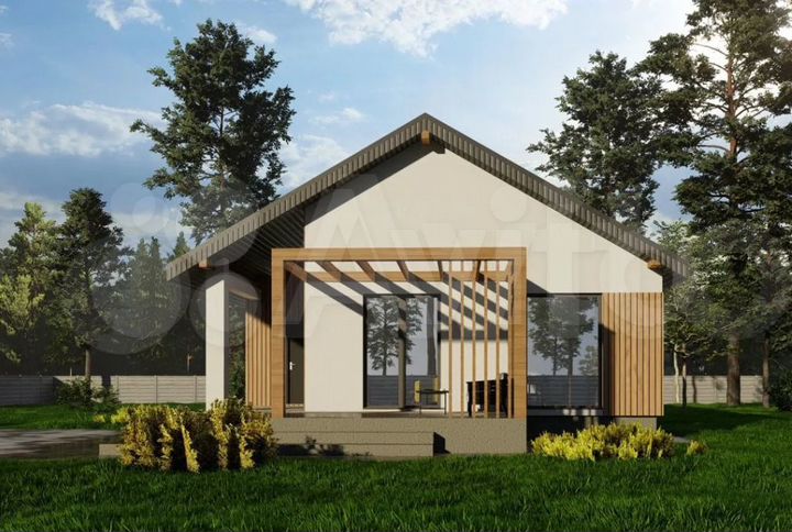 Дом 84 м² на участке 6 сот.