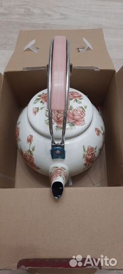 Чайник эмалированный новый