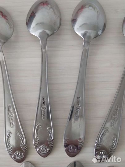 Набор чайных и кофейных ложек СССР (б/у)