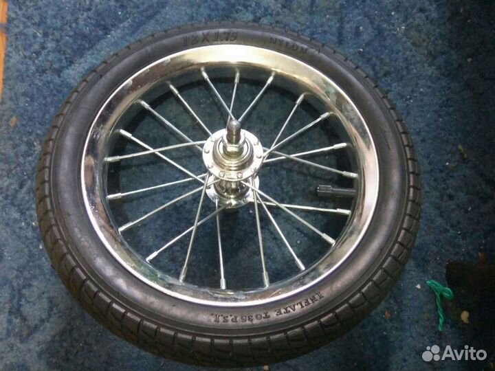 Колесо, шина, диск для велосипеда,для беговела