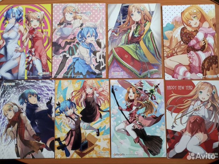 Аниме открытки Amiami
