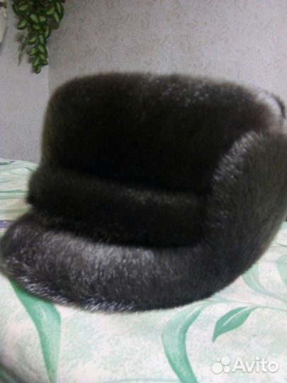 Норковая шапка мужская