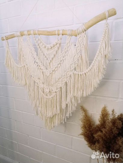 Панно декоративное макраме на стену
