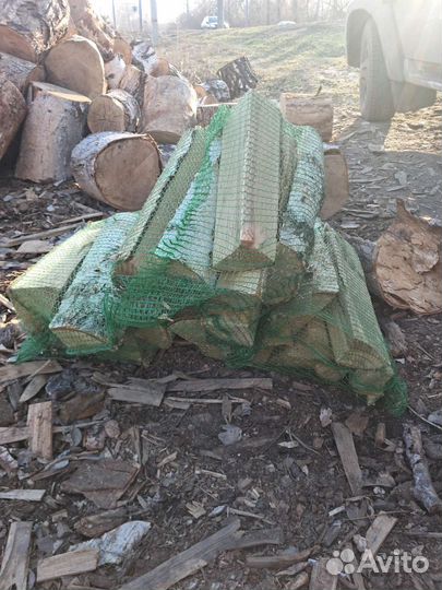 Дрова березовые в мешках