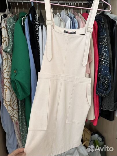 Сарафан женский замшевый