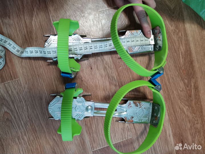 Коньки для обуви двухполозные