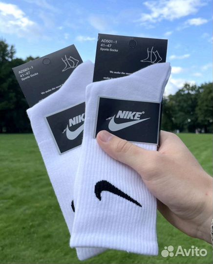 Носки nike высокие