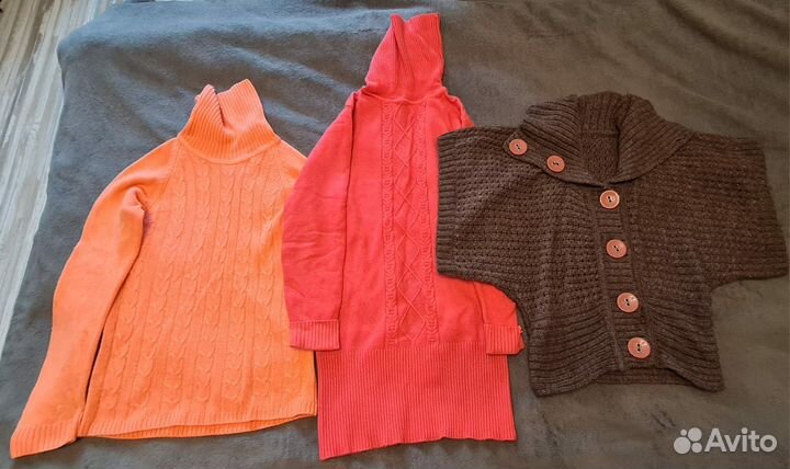 Свитера туники топы размер 40