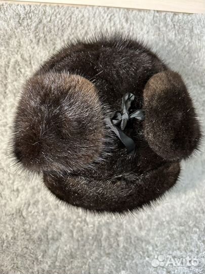 Мужская шапка из натурального меха