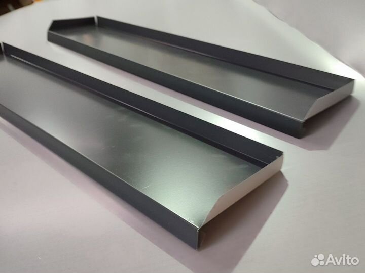 Отливы оконные оцинкованные, гибка металла за 3 ч